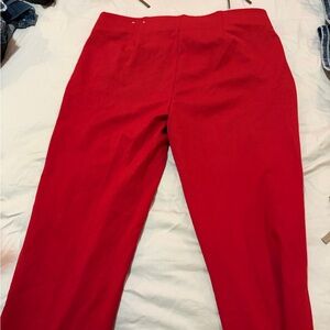 Chico's Classic Red Straight Leg Pants